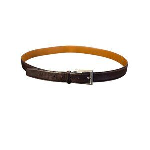 Magnanni Men’s Brown Leather Belt Size 44 / 52” Made in Spain